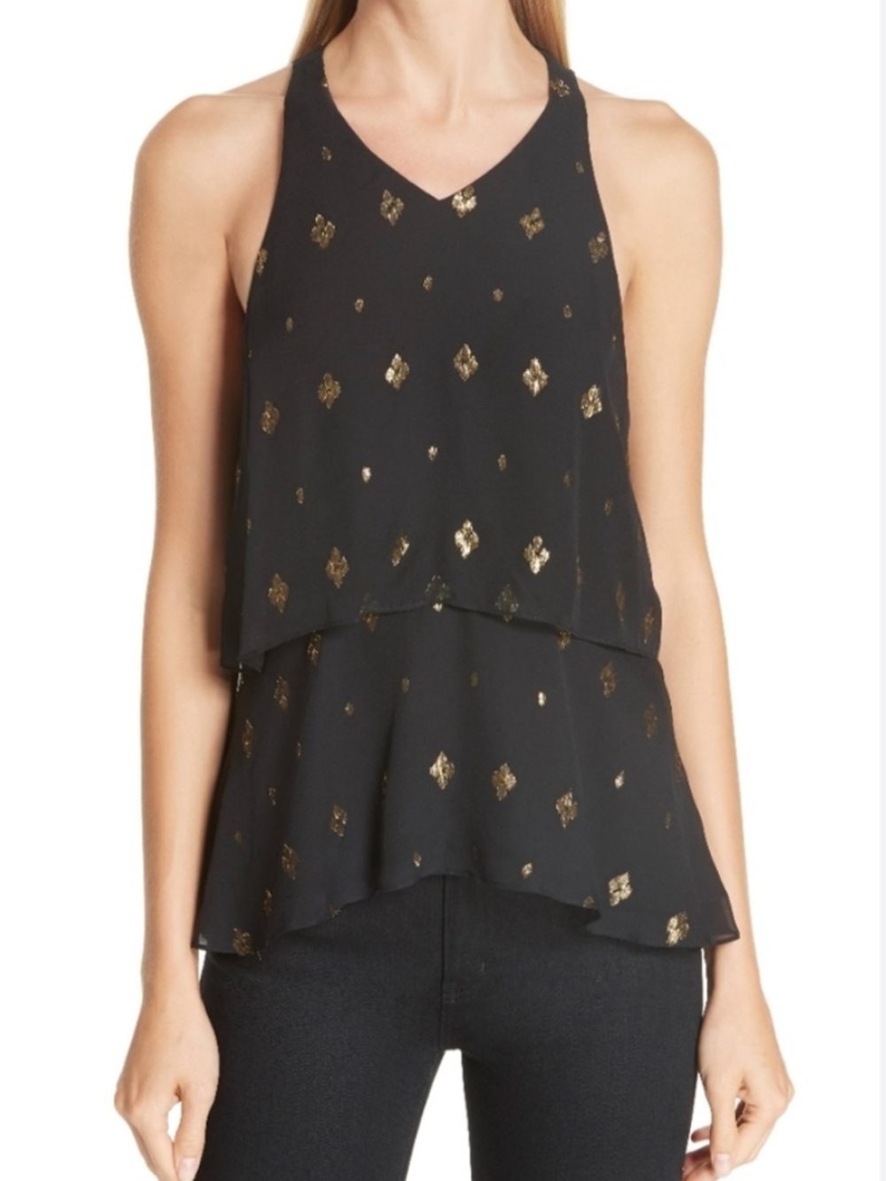 A.L.C. Duran Tiered Sleeveless Tank